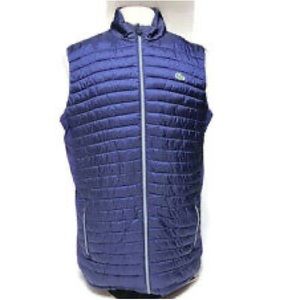 Lacoste Bh1574 Men's Trim Fit Water Repellent Stretch Quilted Vest XXL